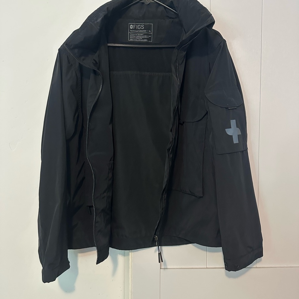 Figs Technical Collection Jacket Black Medical Wi… - image 4